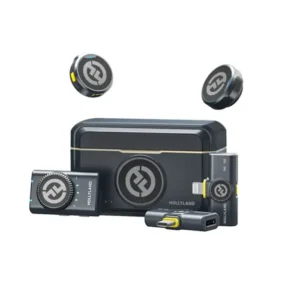 Hollyland LARK M2 DUO 2-Person Wireless Combo Microphone System (2.4 GHz, Shine Charcoal)