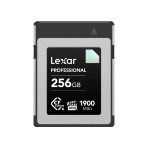 LEXAR PROFESSIONAL 256GB DIAMONDCFEXPRESS TYPEB CARD, UP TO 1900MB/S READ 1700MB/S WRITE. VPG 400