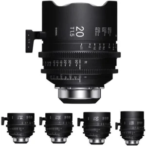 Sigma T1.5 Cine FF High-Speed Art Prime 5-Lens Set (PL)