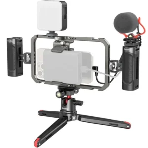 SmallRig All-in-One Video Kit For Smartphone Creators with Audio and Lighting System 3384C